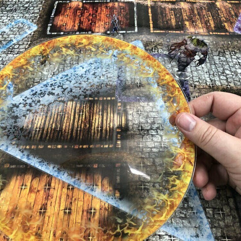 Arcknight Flat Plastic Miniatures - 5E Generic Spell Effects 2.0 (3 pages)